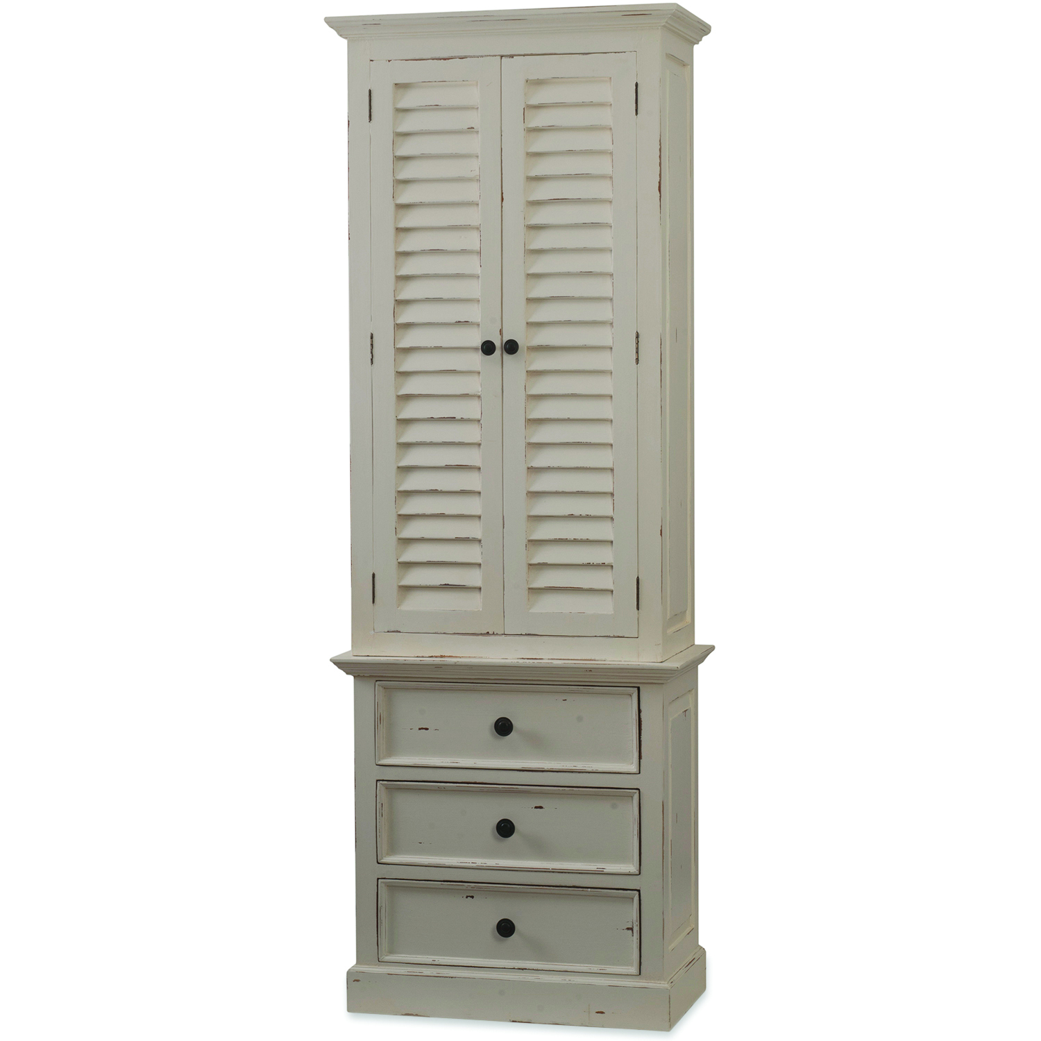 26208 Jefferson Tall Bath Cabinet Red Tree - Bramble Furniture